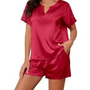 Womens size small satin pajama set